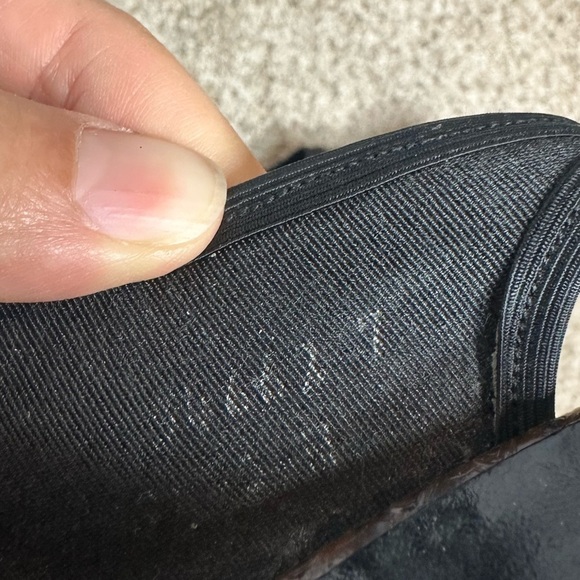 Elegant Brown Slingback Women's Shoes vintage size 7 - Picture 7 of 9